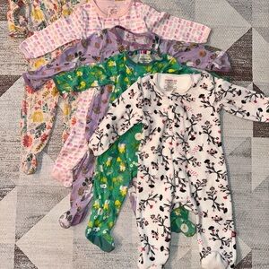 Magnetic me onesies (set of 5) size 6-9 months